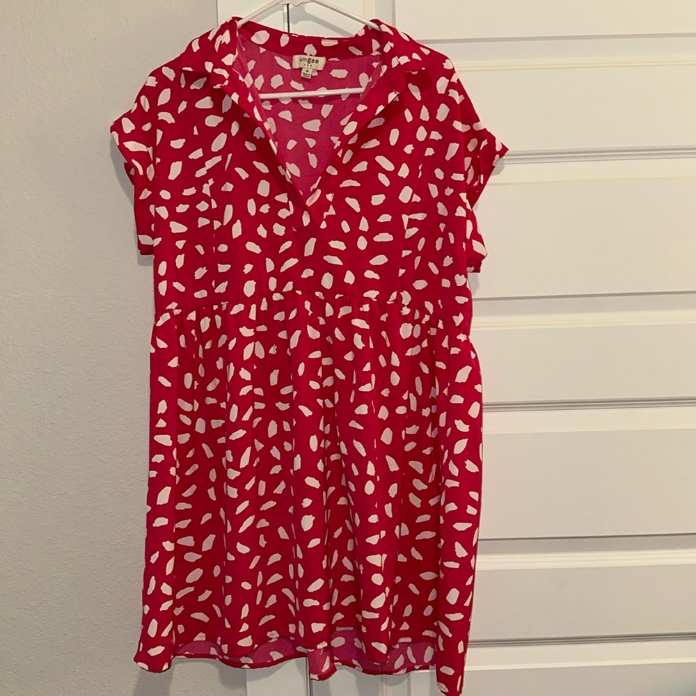 Pink Printed Dress